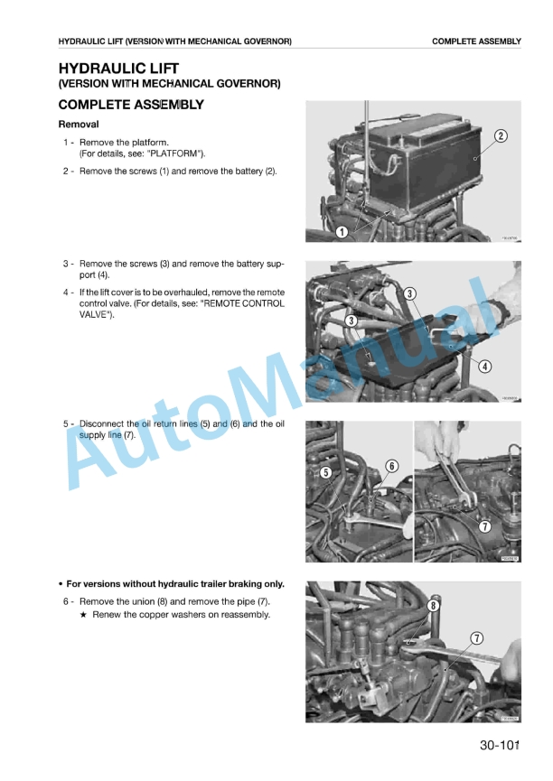 Massey Ferguson MF3400F Workshop Manual 1857664M1-2