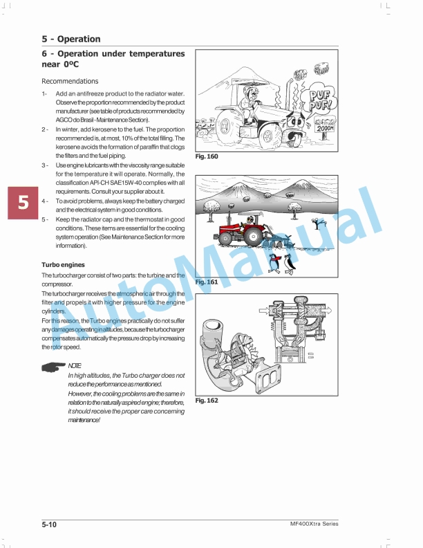Massey Ferguson MF400 Xtra Tractors Operators Manual 6280530M1-4