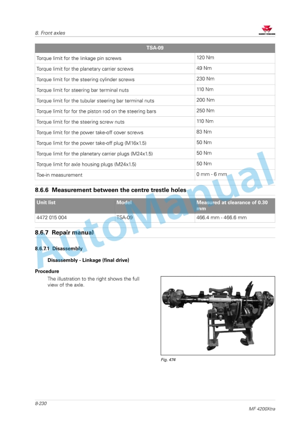 Massey Ferguson MF4280 Xtra, MF4283 Xtra, MF4290 Xtra, MF4292 Xtra Workshop Service Manual-3