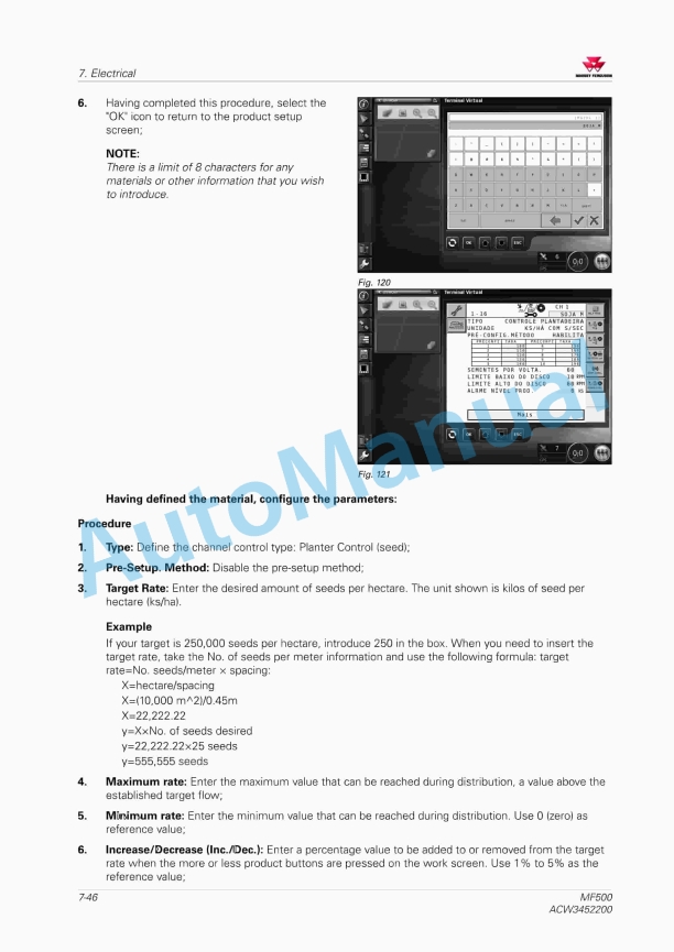 Massey Ferguson MF500 Planter Workshop Service Manual ACW3452200-4