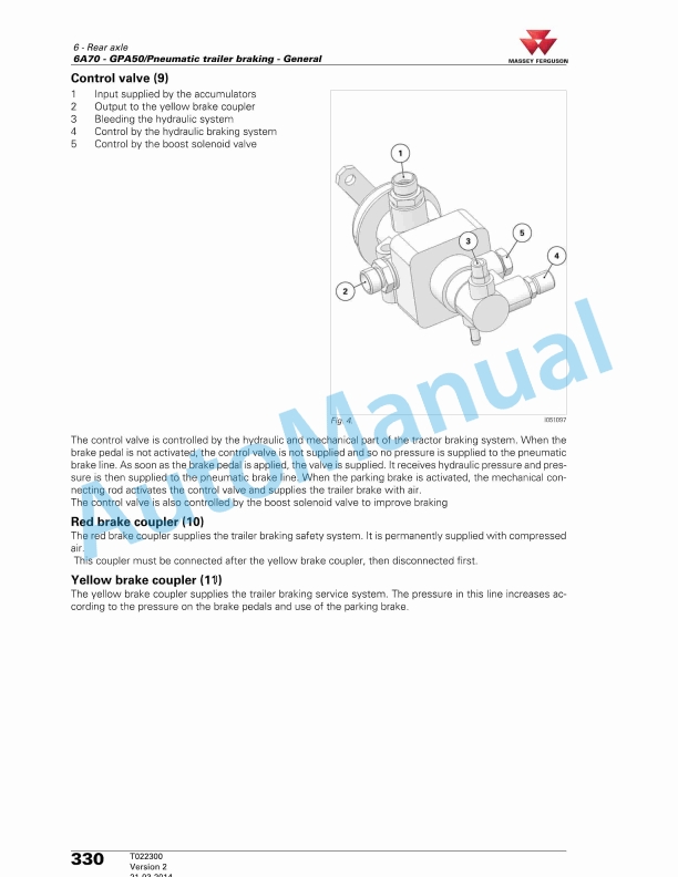 Massey Ferguson MF5600 Workshop Service Manual 7060133M3-2