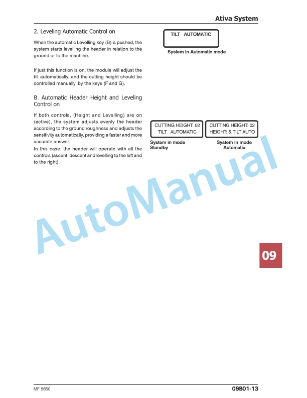 Massey Ferguson MF5650 Combines Workshop Manual 5 Massey Ferguson MF5650 Combines Workshop Manual - Image 5