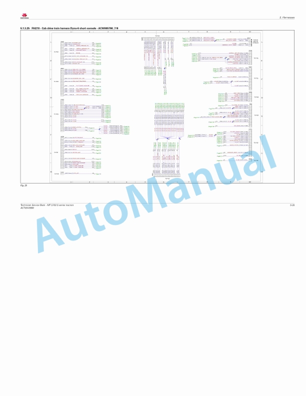 Massey Ferguson MF5700 S Series Tractors Workshop Service Manual ACT0042890-2