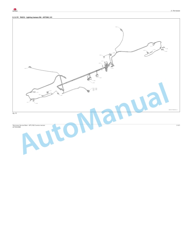 Massey Ferguson MF5700 S Series Tractors Workshop Service Manual ACT0042890-3