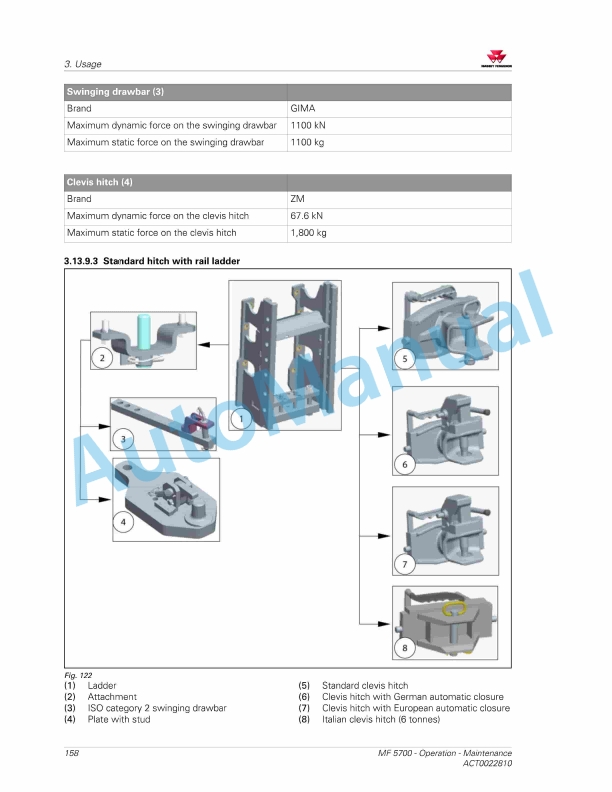 Massey Ferguson MF5700 Series Tractors Operators Manual ACT0022810-2