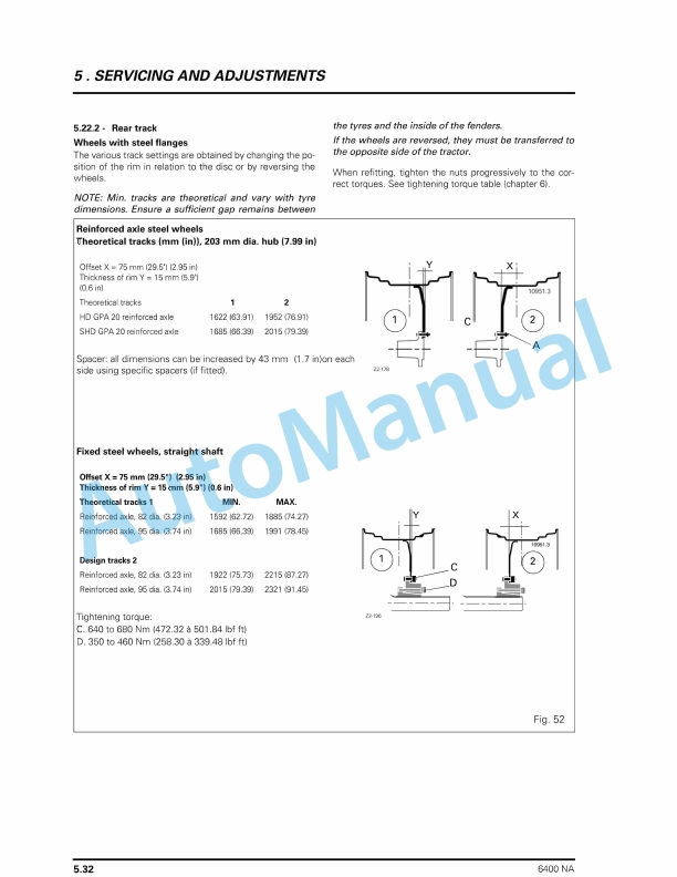 Massey Ferguson MF6400 Series Tractors Operator Instruction Book 3378825M1-2