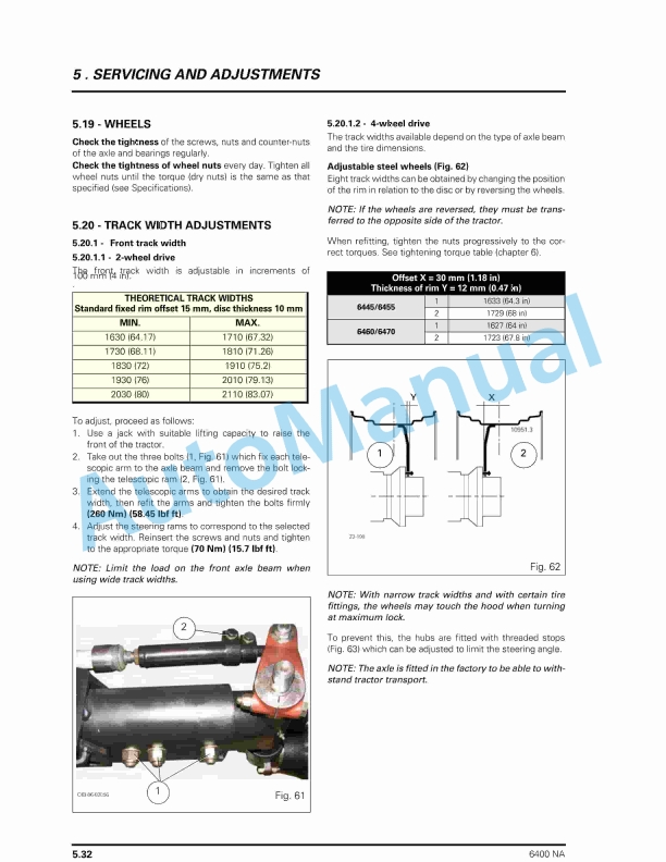 Massey Ferguson MF6400 Series Tractors Operator Instruction Book 4315546M1-4