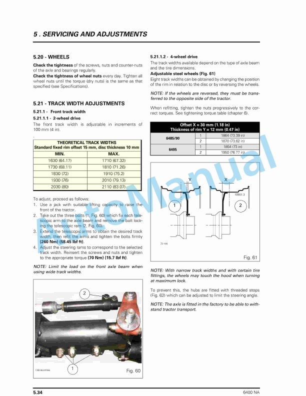 Massey Ferguson MF6400 Series Tractors Operator Instruction Book 4315582M1-4