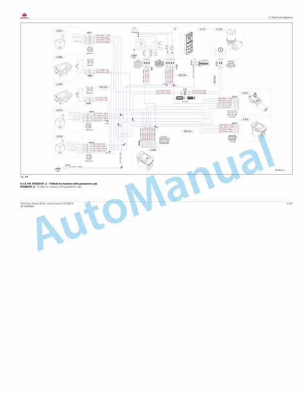 Massey Ferguson MF6700 S Series Tractors Workshop Service Manual ACT002565A-2
