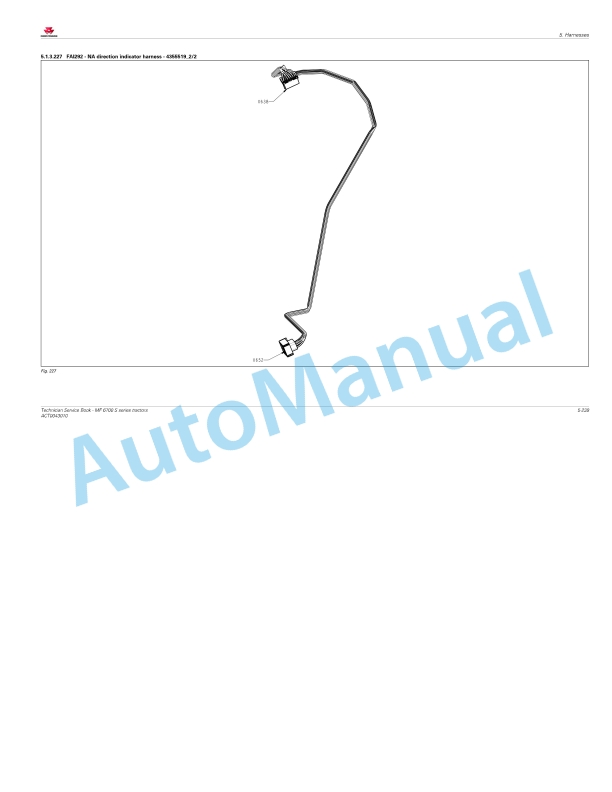 Massey Ferguson MF6700 S Series Tractors Workshop Service Manual ACT0043010-4