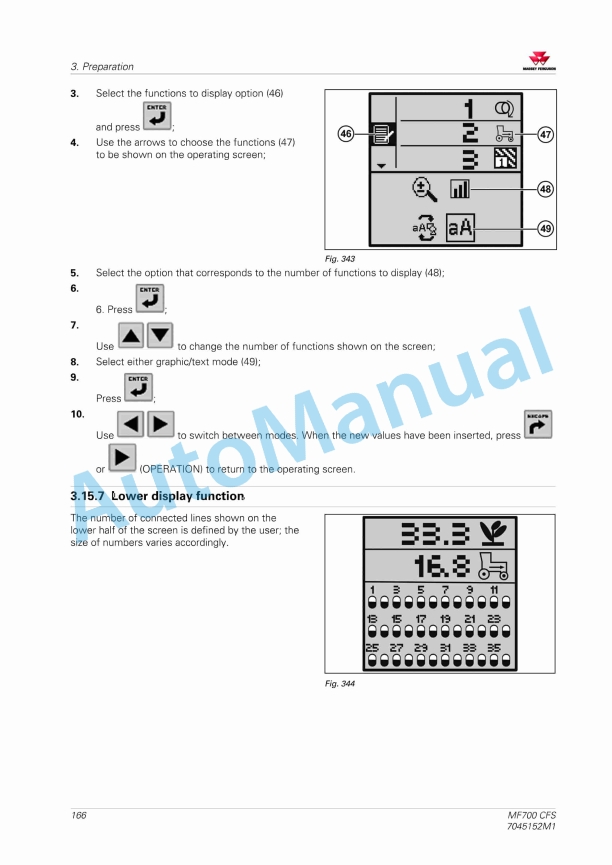 Massey Ferguson MF700 CFS Planter Operators Manual 7045152M1-2