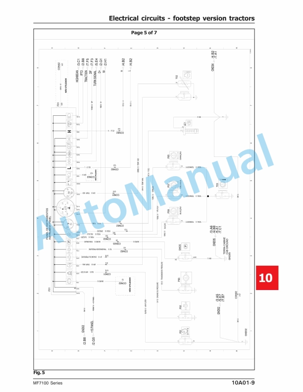 Massey Ferguson MF7100 Tractors Workshop Manual 6285252M1-5
