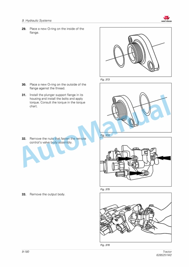Massey Ferguson MF7214, MF7215, MF7217, MF7219 Tractor Workshop Service Manual 6285251M2-5