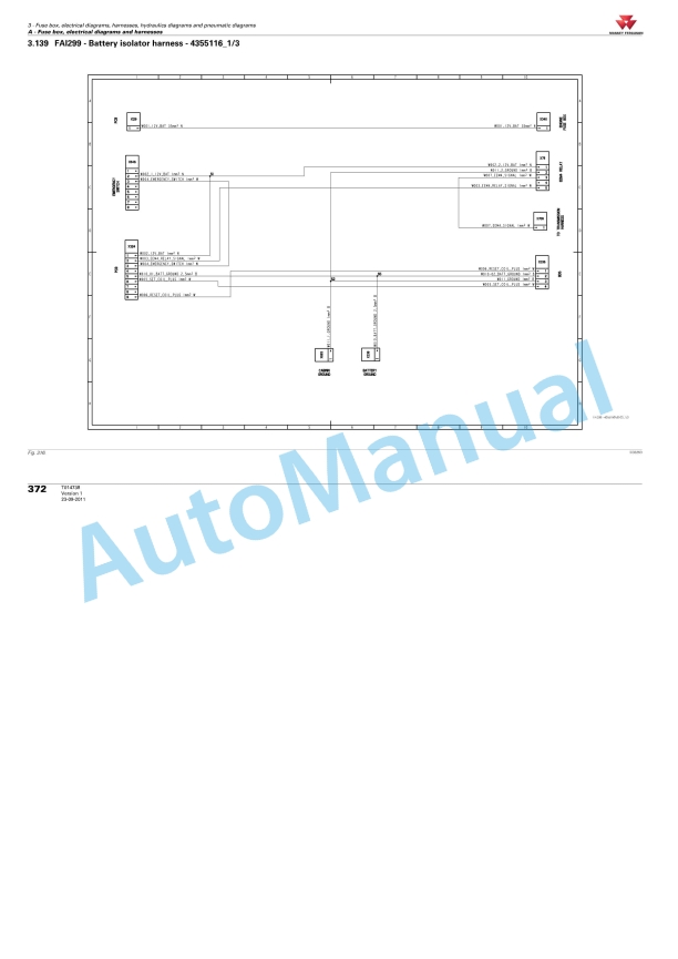 Massey Ferguson MF7600 Workshop Service Manual 4373228M3-4