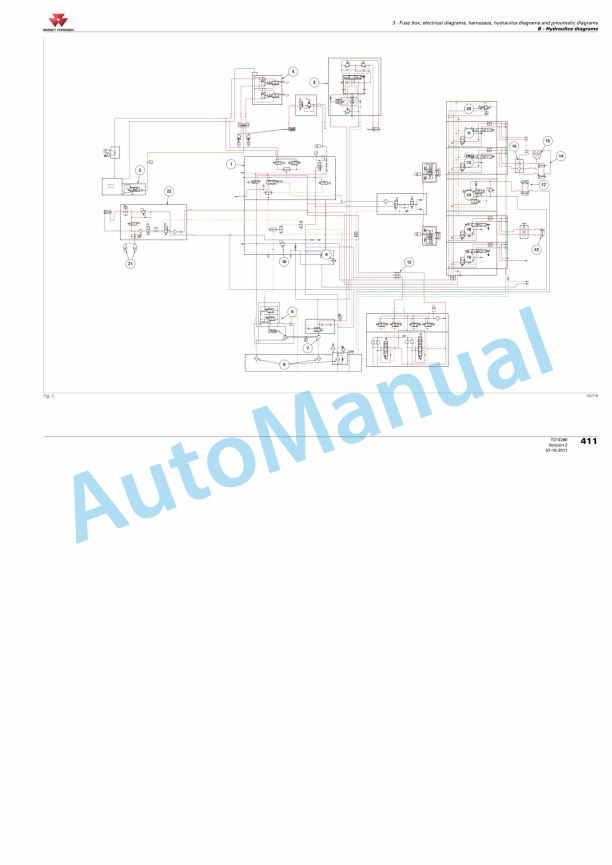Massey Ferguson MF7600 Workshop Service Manual 4373228M3-5