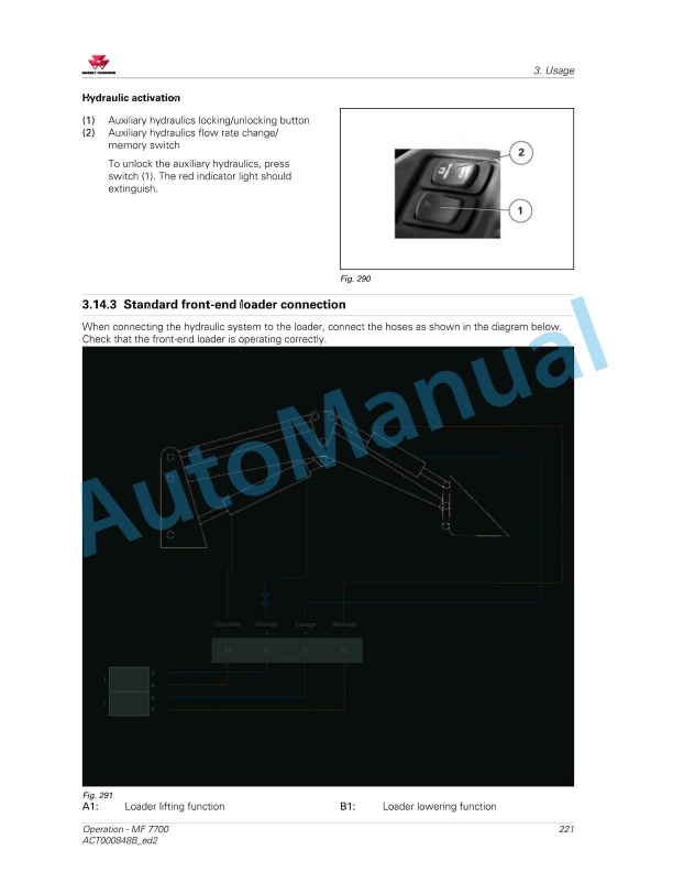 Massey Ferguson MF7700 Efficient And Exclusive Version Operators Manual ACT000848B-4