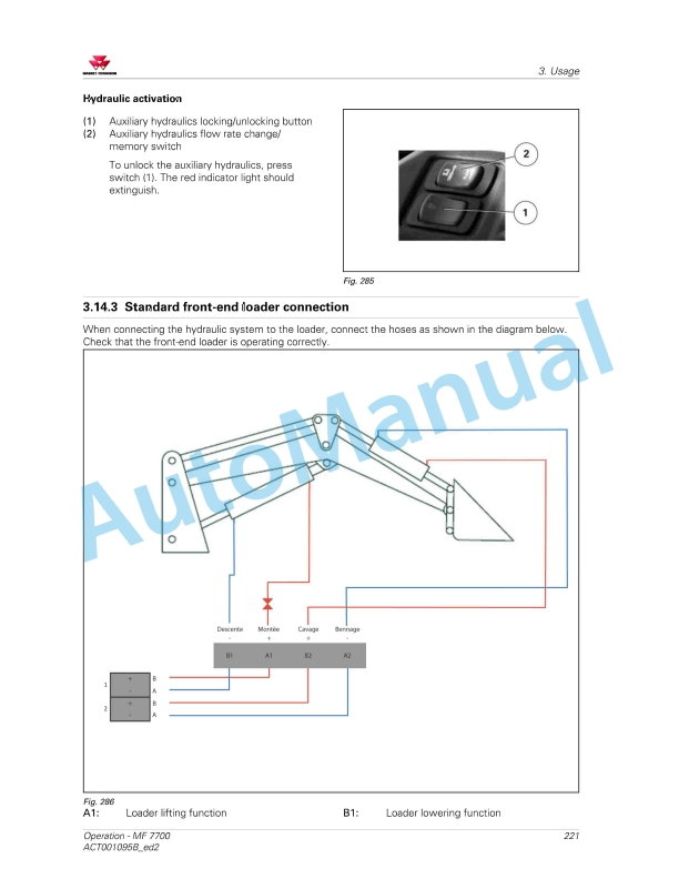 Massey Ferguson MF7700 Efficient And Exclusive Version Operators Manual ACT001095B-5
