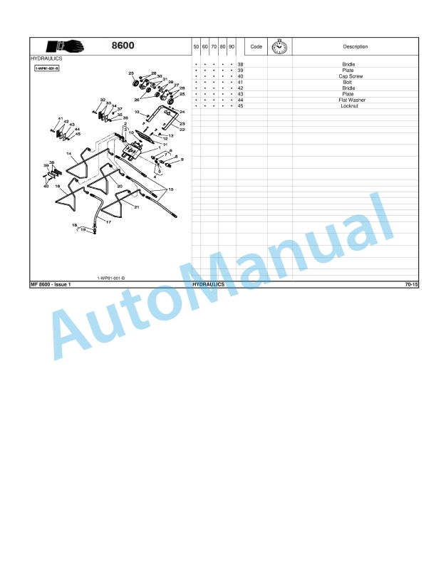 Massey Ferguson MF8600 Repair Time Schedule 4346471M2-2