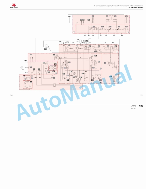 Massey Ferguson MF8600 T4i Series Tractors Workshop Service Manual 4346908M3-4