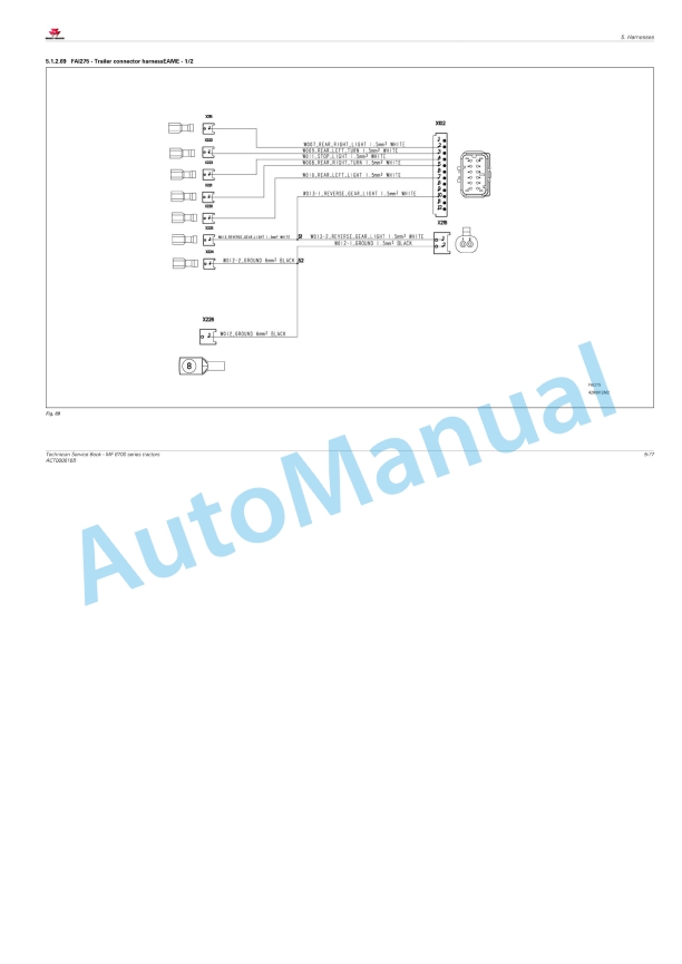 Massey Ferguson MF8700 Series Tractors Workshop Service Manual ACT000616B-4