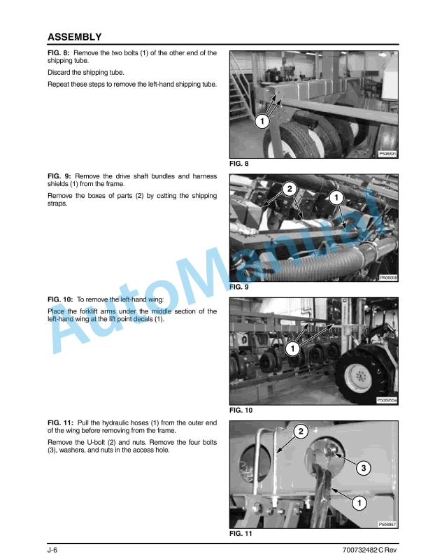Massey Ferguson MF8800 Planter (70 cm spacing) Operator Manual 700732482C-5