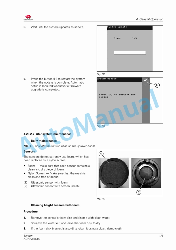 Massey Ferguson MF9300 Tractors Operators Manual ACW4388790-3