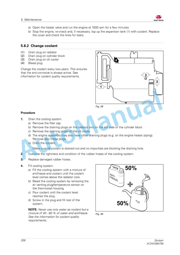 Massey Ferguson MF9300 Tractors Operators Manual ACW4388790-5
