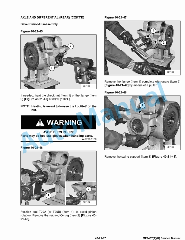 Massey Ferguson MF9306(T)(H), MF9407T, MF9407H Service Manual 1857780M1-2