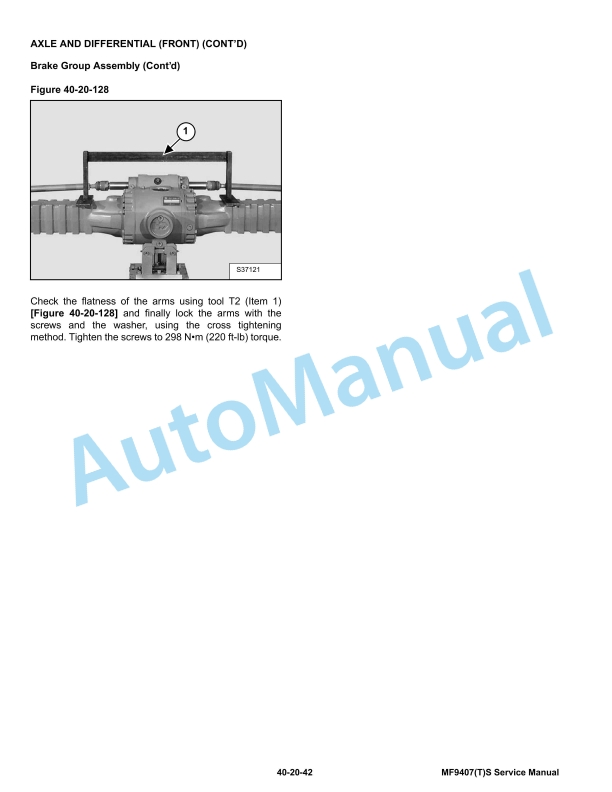 Massey Ferguson MF9407TS, MF9407S Service Manual 1857801M1-2