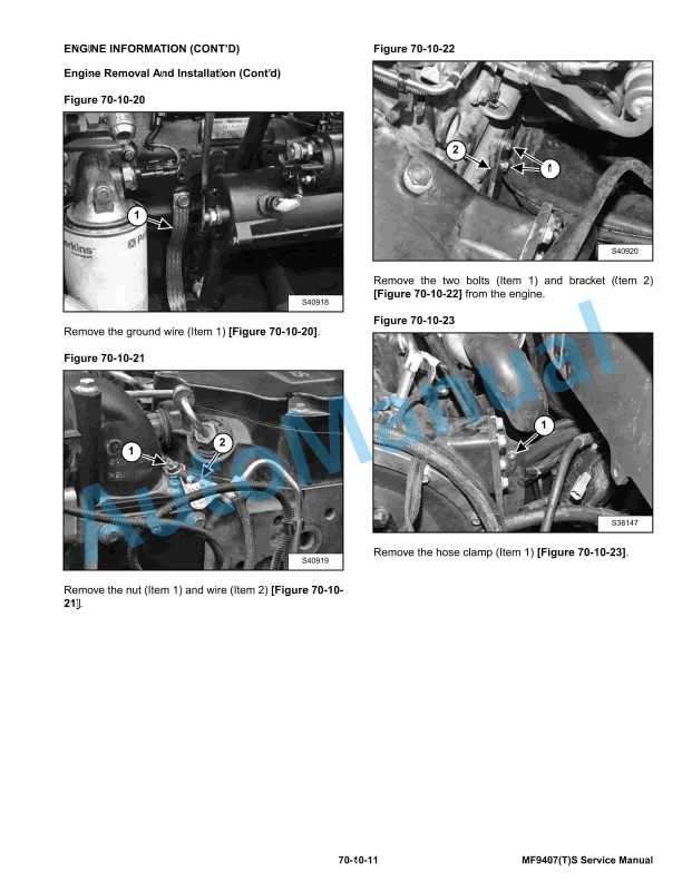 Massey Ferguson MF9407TS, MF9407S Service Manual 1857801M1-5