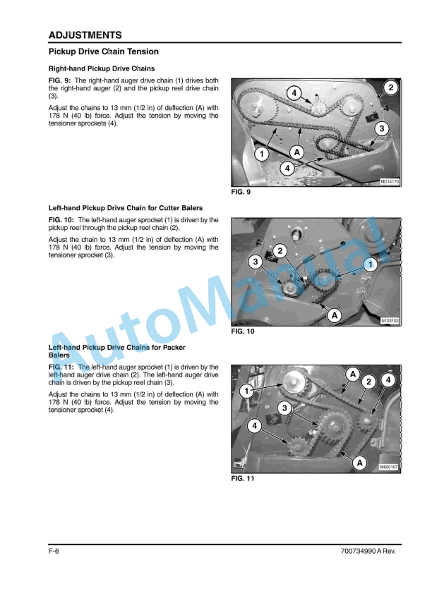 Massey Ferguson MFBaler Large Square Baler Operator Manual 700734990-2
