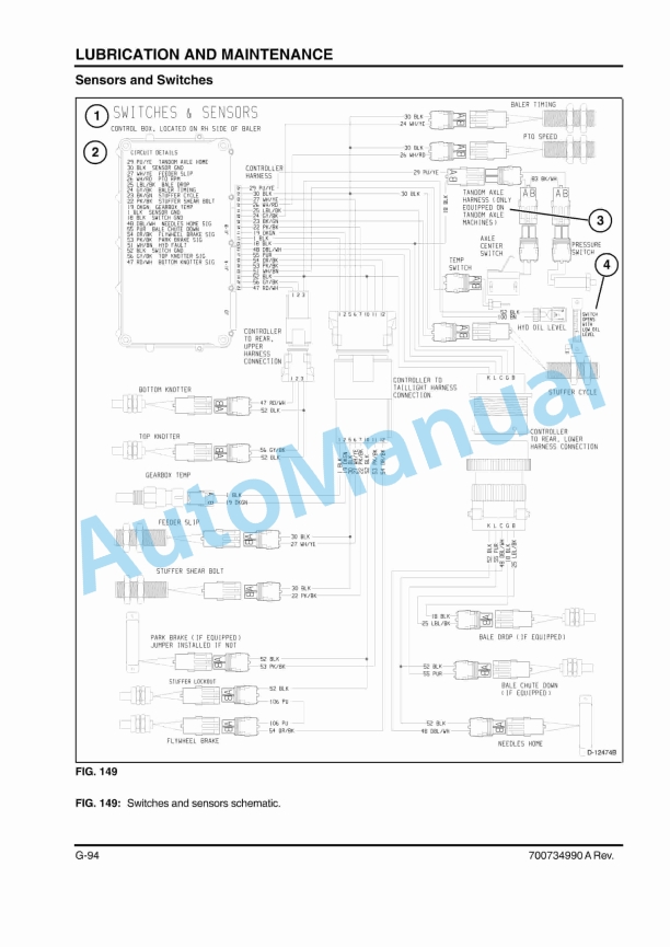 Massey Ferguson MFBaler Large Square Baler Operator Manual 700734990-4