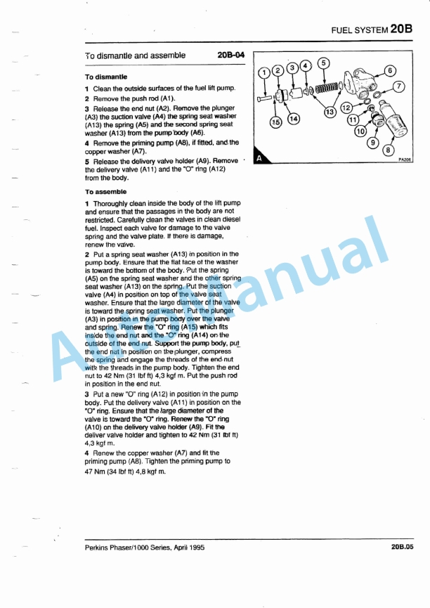 Massey Ferguson Perkins 1000 Series Diesel Engines Workshop Manual-3