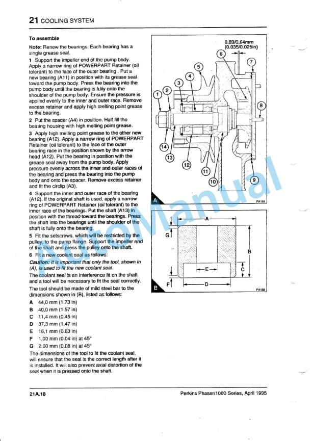 Massey Ferguson Perkins 1000 Series Diesel Engines Workshop Manual-5