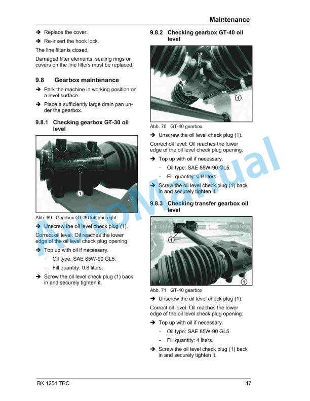 Massey Ferguson RK 1254 Rotary Rake TRC Operators Manual-5
