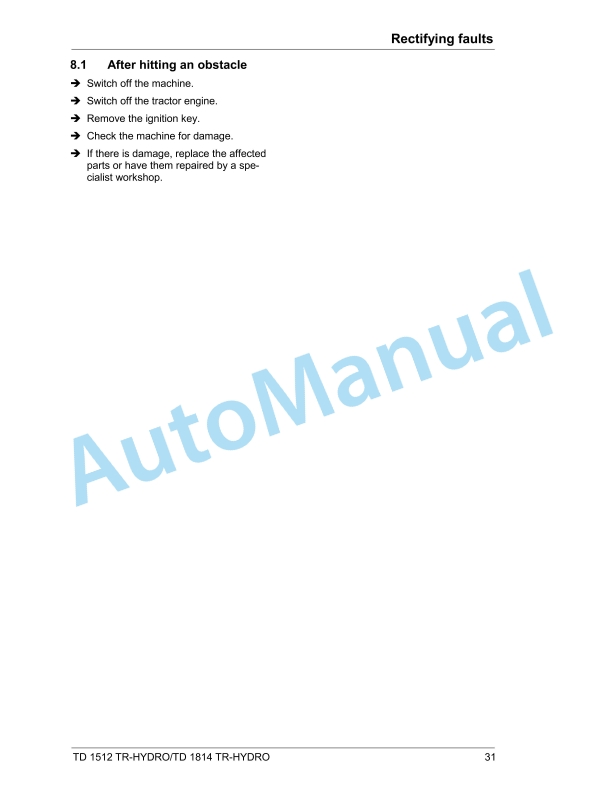 Massey Ferguson TD 1512, TD 1814 Tedder TR-HYDRO Operators Manual-3