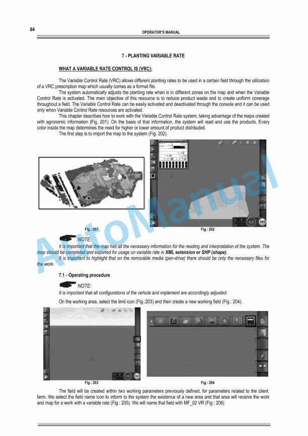Massey Ferguson Variable Rate Operators Manual 7044922M111-5
