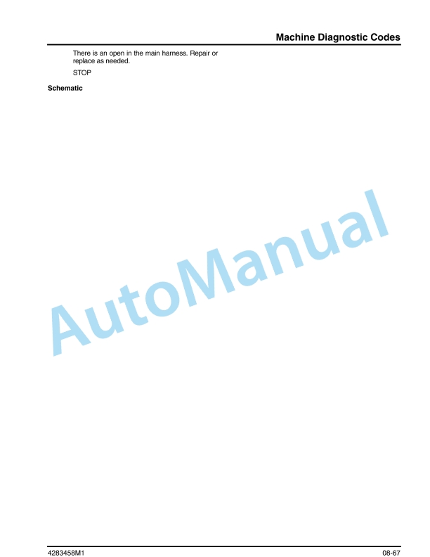 Massey Ferguson WR9725 Windrower Tractor Service Manual 4283458M1-5
