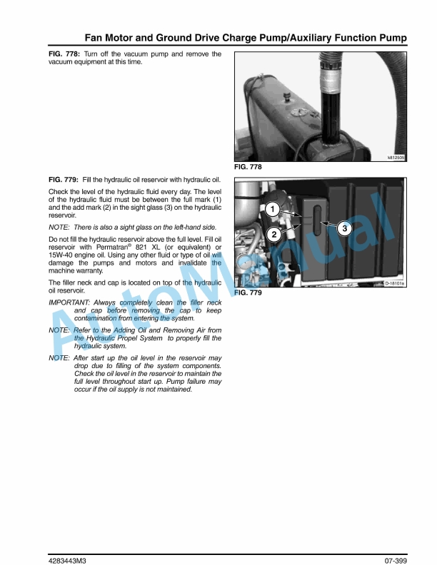Massey Ferguson WR9735, WR9740, WR9760, WR9770 Windrower Tractor Service Manual 4283443M3 3 Massey Ferguson WR9735, WR9740, WR9760, WR9770 Windrower Tractor Service Manual 4283443M3 - Image 3