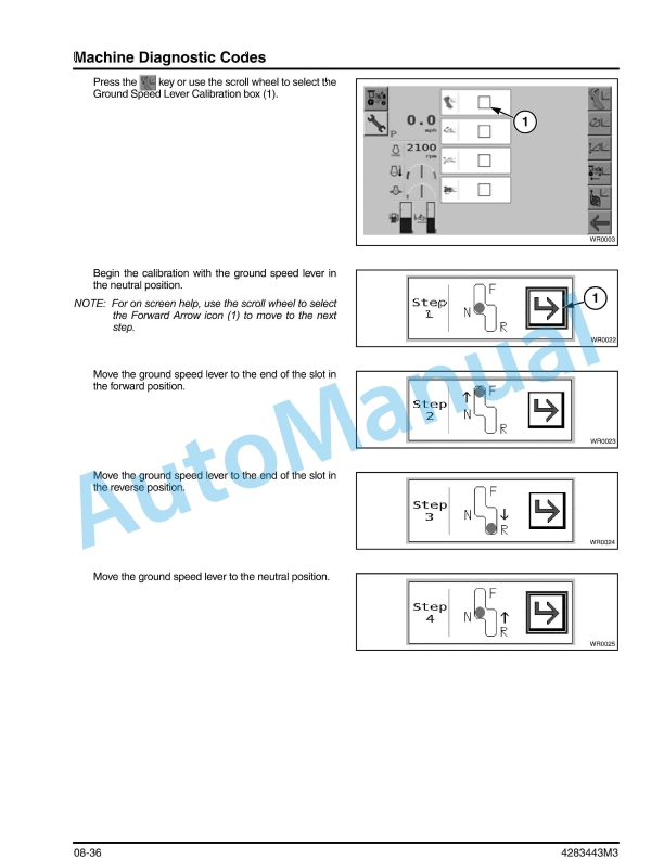 Massey Ferguson WR9735, WR9740, WR9760, WR9770 Windrower Tractor Service Manual 4283443M3 4 Massey Ferguson WR9735, WR9740, WR9760, WR9770 Windrower Tractor Service Manual 4283443M3 - Image 4
